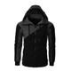 Men's Full Zip Hoodie Jacket Sweat Jacket Black White Wine Red Blue Hooded Graphic Color Block Zipper Casual Cool Casual Big and Tall Winter Spring Fall Clothing Apparel Hoodies Sweatshirts Long