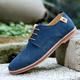 Men's Oxfords Suede Shoes Dress Shoes Comfort Shoes Classic Casual British Outdoor Daily Office Career Suede Wear Proof Lace-up Black Yellow Blue Spring Fall