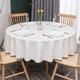 Tablecloth Round Table Cloth Wipe Clean Vinyl Spring Tablecloth Farmhouse Outdoor Picnic Cloth Table Cover For Wedding,Dining,Easter