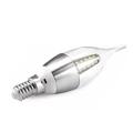 10pcs High Bright Lampara Led E14 Candle LED Bulb 5W 7W LED Light Lamp 220V Silver Cool White Ampoule