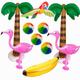 PVC Pool Inflatable Coconut Tree Flamingo Beach Ball Banana Toy Gift Advertising Props Event Props Supply