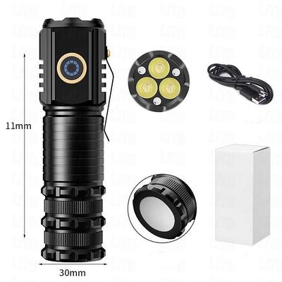 Super Bright Flashlight, Compact Portable Mini Flashlight, Outdoor Waterproof Multi-functional Night Fishing Lamp, Cap Pliers Lamp