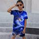 Boys 3D Graphic Animal Dragon T-shirt Shorts T-shirtSet Clothing Set Short Sleeve 3D prints Summer Spring Active Sports Fashion Polyester Kids 3-13 Years Outdoor Street Vacation Regular Fit