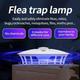 Flea Traps for Inside Your Home, Flea Light Trap for Indoor Flea Infestation, Flea Lamp Catcher Killer For Insect Bedbug Moth Mosquito Fly Ant Cockroach