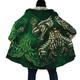 Dragon Coat Celtic Mens Graphic Hoodie Festival Green Fleece Symbol 3D Tattoo Abstract Air Printed Vintage Sports Outdoor Daily Wear Going Fall Winter Long Sleeve