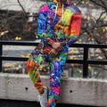 Men's Plus Size Tracksuit Big and Tall Graphic Hooded Long Sleeve Spring Fall Fashion Streetwear Casual Daily Sports Tops