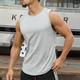 Men's Running Tank Top Workout Tank Sleeveless Top Athletic Athleisure Spandex Breathable Soft Quick Dry Fitness Gym Workout Running Sportswear Activewear Solid Colored Black White Army Green