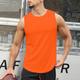 Men's Running Tank Top Workout Tank Sleeveless Top Athletic Athleisure Spandex Breathable Soft Quick Dry Fitness Gym Workout Running Sportswear Activewear Solid Colored Black White Army Green