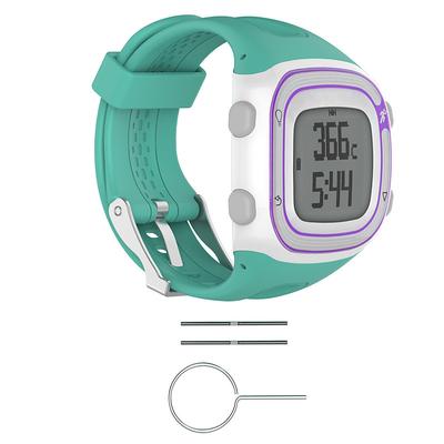 Watch Band for Garmin Forerunner 15 Forerunner 10 Silicone Replacement Strap Breathable Business Band Wristband