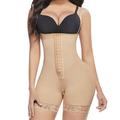 Shapewear for Women Tummy Control Body Shaper Butt Lifter Thigh Slimmer Faja Plus Size with Zipper Crotch