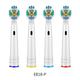 4 Pcs Replacement Toothbrush Heads Compatible With Oral B Braun Professional Electric Toothbrush Heads Brush Heads For Oral B Replacement Heads Refill Pro 500/1000/1500/3000/3757/5000/7000/7500/8000