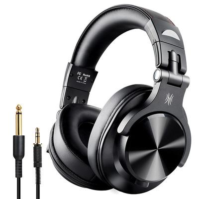 OneOdio Bluetooth Over-Ear Headphones with Mic Wireless amp; Corded Dual-Mode Headphones for Drum Piano PC Phones Laptop-72 Hours Playtime