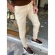 Men's Trousers Chinos Chino Pants Pocket Stripe Comfort Business Daily Streetwear Fashion Basic Khaki Gray