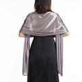 Women's Women's Shawls Wraps Party Special Occasion Party Evening Silver White Blue Scarf Pure Color / Fall / Winter / Spring / Summer / Polyester