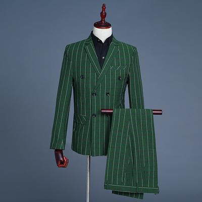 Retro Vintage Roaring 20s 1920s Masquerade Suits Blazers The Great Gatsby Peaky Blinders Men's Masquerade Party / Evening Coat