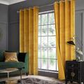 Blackout Curtain Drapes Velvet Farmhouse Grommet/Eyelet Curtain Panels For Living Room Bedroom Door Kitchen Window Treatments Thermal Insulated Room Darkening