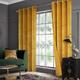 Blackout Curtain Drapes Velvet Farmhouse Grommet/Eyelet Curtain Panels For Living Room Bedroom Door Kitchen Window Treatments Thermal Insulated Room Darkening