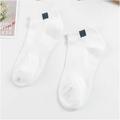 Men's 5 Pairs Ankle Socks No Show Socks Black White Color Plain Casual Daily Basic Thin Summer Spring Fall Cool Breathable