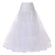 Women's Swing Petticoat Long Skirt Maxi Skirts Ruffle Layered Tulle Solid Colored Performance Casual Daily Spring Summer Organza Fashion Summer Black White Pink Red