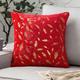 Decorative Toss Pillows Soft Plush Pillow Cover Gold Feather Modern Square Seamed Traditional Classic for Bedroom Livingroom Sofa Couch Chair Superior Quality