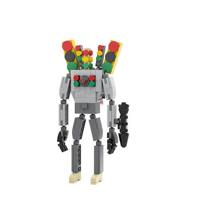 Skibidi Toilet Super Titan Sound Man Building SetCreative Cute Building Blocks Children KitsGifts for Kids(415pcs) for Christmas Gifts