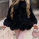 Toddler Girls' Faux Fur Coat Solid Color Fashion Outdoor Cotton Coat Outerwear 3-7 Years Winter Black Pink Light gray