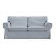 Ektorp 2 Seat Sofa Cover or Ektorp 2 Seat Sofa Bed Cover with Cushion Covers and Backrest Covers, Ektorp Couch Slipcover Washable Furniture Protector