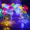 Ramadan Eid Lights Outdoor Lights Strand Metal Moroccan Lighting 10-50 LEDs Waterproof Rope Lights AA Battery Box or USB Powered String Lights for Garden Wedding PartyIndoor Christmas DC5V