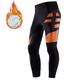 Men's Cycling Tights Bike Bottoms Winter Mountain Bike MTB Road Bike Cycling Sports Thermal Warm 3D Pad Cycling Breathable Black Green Fleece Spandex Clothing Apparel Bike Wear