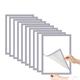 10pcs Magnetic Picture Frame A4 Poster Cover Photo Frame Reusable Golden/Silvery/Black Display Rack Hanger For Wall Decor