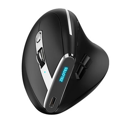 F-36 Ergonomic Vertical Mouse Right Left Hand 2.4GBT1BT2 Wireless Computer Gaming Mice Optical USB Mice for Computer Desktop