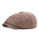 Men's Hat Flat Cap Windproof Comfort Breathable Outdoor Street Daily Print Stripe