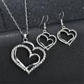 Women's necklace Fashion Outdoor Heart Jewelry Sets