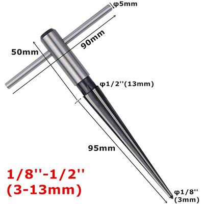 Taper Reamer 3-13mm5-16mm Hand Metal Reamer Deburring Enlarge Pin Hole Handheld Reamer For Wood Metal Plastic Drilling Tools