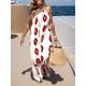 Women's Summer Dress Halter Neck Dress Print Dress Print Print Halter Neck Maxi long Dress Daily Vacation Sleeveless Summer Spring