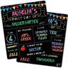 1pc First And Last Day Of School Chalkboard Sign 10''x12'' Double-Sided 1st Day Back To School Board Reusable Last Day Of School Sign For Girls Boys Of Preschool Kindergarten