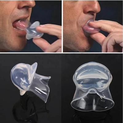 Silicone Tongue Stabilizer for Better Sleep, Soft Comfort Mouthpiece for Nighttime Use