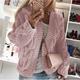 Women's Cardigan Knitted Solid Color Basic Casual Chunky Long Sleeve Loose Sweater Cardigans Hooded Open Front Fall Winter Wine Dusty Rose Gray