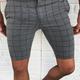 Men's Shorts Chino Shorts Bermuda shorts Work Shorts Pocket Lattice Comfort Outdoor Daily Going out Fashion Streetwear White Navy Blue