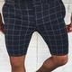 Men's Shorts Chino Shorts Bermuda shorts Work Shorts Pocket Lattice Comfort Outdoor Daily Going out Fashion Streetwear White Navy Blue