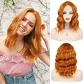 Sadie Sink Wig Auburn Wig For Women Long Wavy Copper Red Wig Curly Synthetic Lace Wig Water Wave Ginger Wig Deep Wave Halloween Cosplay Daily Party Hair Replacement Wig