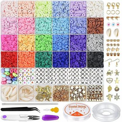 6000 pieces clay beads soft pottery pieces soft pottery beads handmade jewelry bracelet diy accessories female