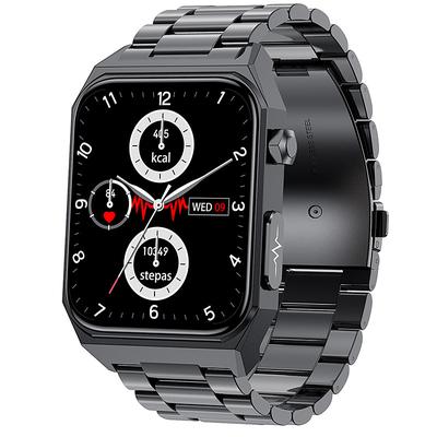 E500 Smart Watch 1.92 inch Smartwatch Fitness Running Watch Bluetooth ECGPPG Temperature Monitoring Pedometer Compatible with Android iOS Women Men Long Standby Waterproof IP67 Father's Day Gifts