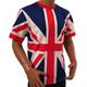 Queen's Platinum Jubilee 2022 Elizabeth 70 Years British Flag T-shirt Back To School Pattern Graphic T-shirt For Couple's Men's Women's Adults' 3D Print