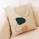 Outdoor Waterproof Pillow Cover Abstract for Patio Garden Sofa Couch Livingroom 1pc