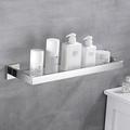 Modern Bath Toilet Rack Stainless Steel Tempered Glass Shelf Rack Shower Toiletries Rack Cosmetics Storage Rack