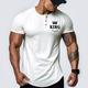Graphic King Fashion Daily Casual Men's Henley Shirt Raglan T Shirt Sports Outdoor Holiday Going out T shirt White Pink Sky Blue Short Sleeve Henley Shirt Spring Summer Clothing Apparel S M L XL