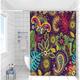 Bohemian Printing Bathroom Shower Curtain Waterproof Mildew-proof Shower Curtain