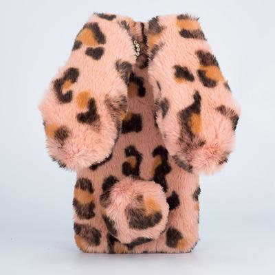 Phone Case For Samsung Galaxy S24 S23 S22 S21 Ultra Plus A34 A54 A32 A52 Back Cover Dustproof Fluffy Shockproof Rabbit Plush TPU