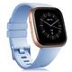 Smart Watch Band Compatible with Fitbit Versa 2 / Versa Lite / Versa SE / Versa Silicone Smartwatch Strap Women Men Sport Band Replacement Wristband